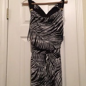 Jumpsuit black and white